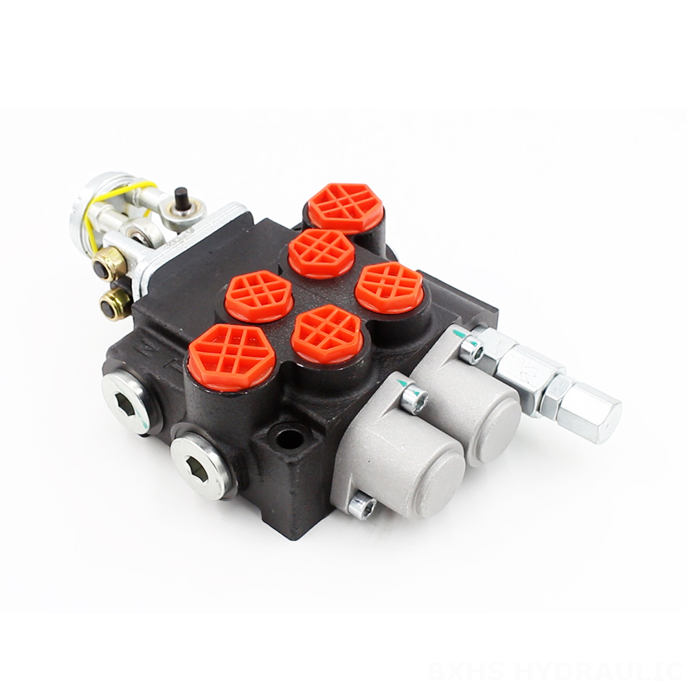 P40-2OT Manual and Joystick 2 Spool Monoblock Directional Valve cover photo